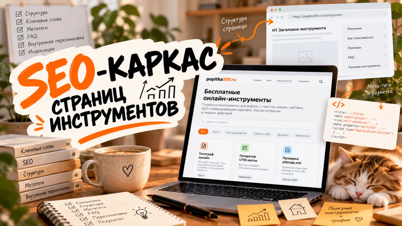 Как подготовить страницы калькуляторов к поиску