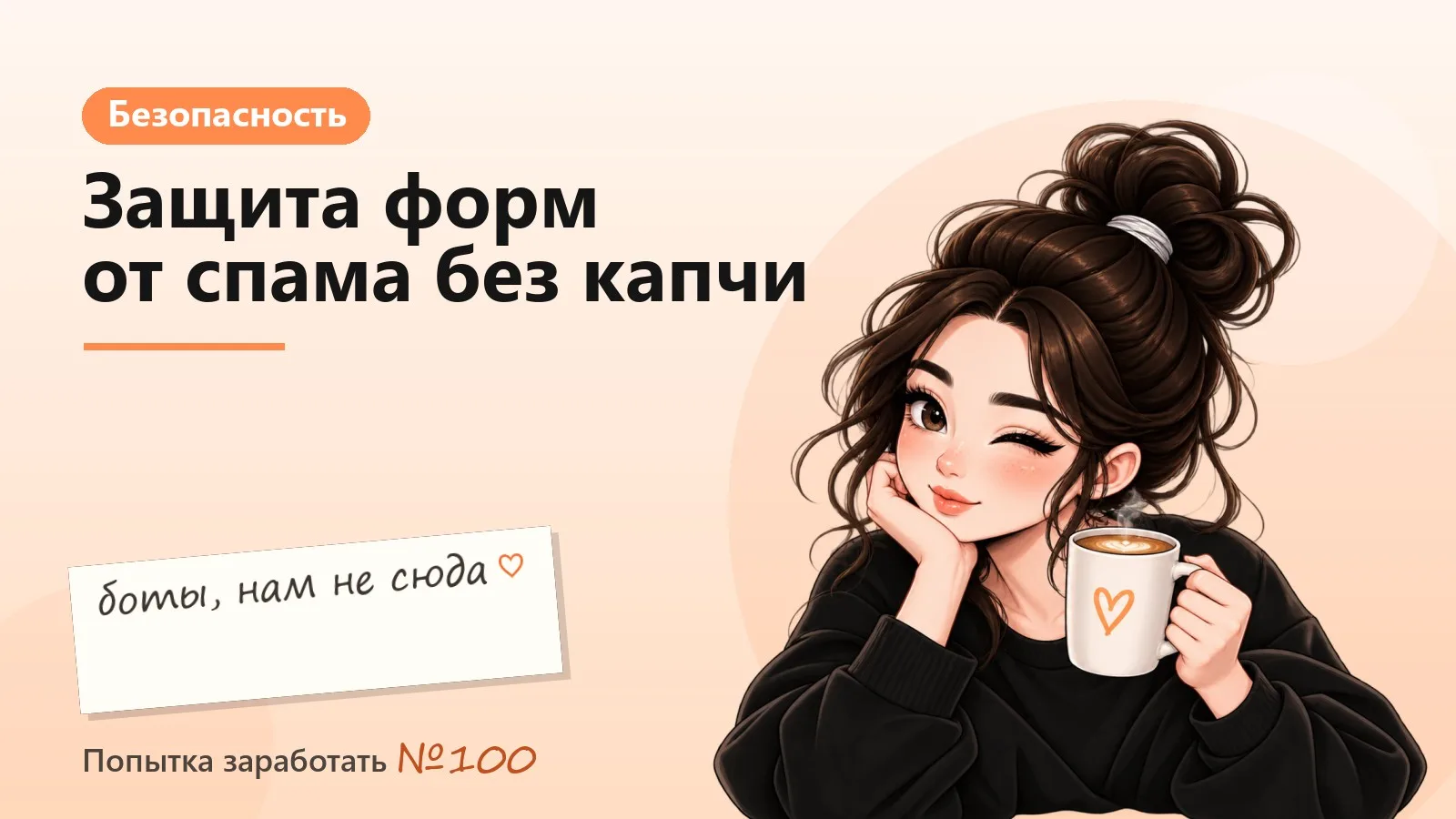 Защита форм от спама без капчи: ловушка, метка времени и лимиты